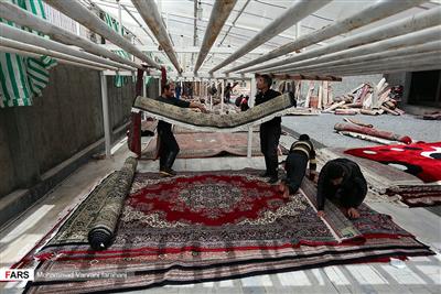 نماهنگ زیبا در مورد قالی بافی