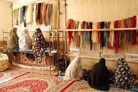 صنعت رنگرزی و قالی بافی در نجف آباد اصفهان